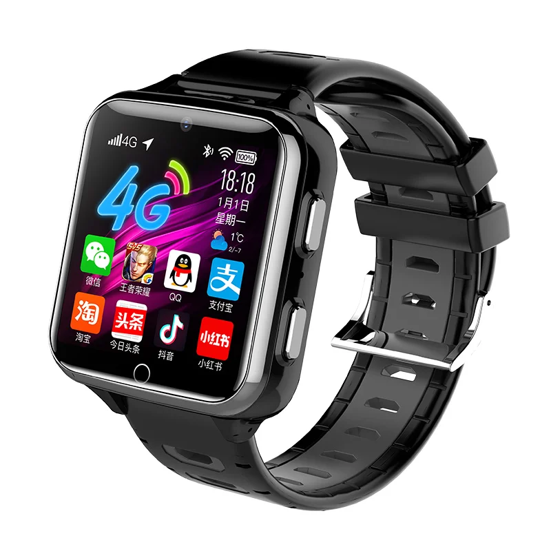 Smart 4G Remote Dual Camera GPS WIFI Tracer Kid Student Adult Heart Rate Wristwatch Voice Monitor Android Music Game Phone Watch