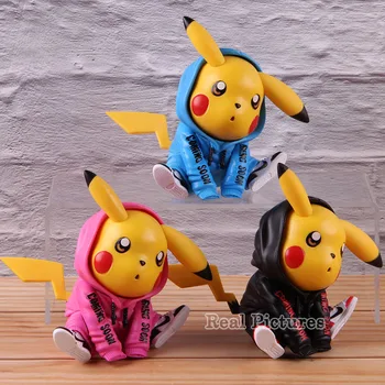 

Cartoon Monsters Center in Fashion Clothing Cute Dolls PVC Action Figure Anime Collectible Model Toy Gift 3 Colors