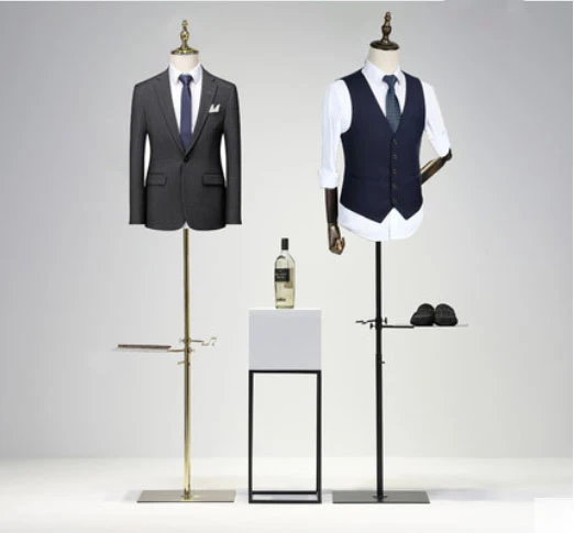 Top Grade Model Male Half Body Mannequin Male Suit Clothes Display