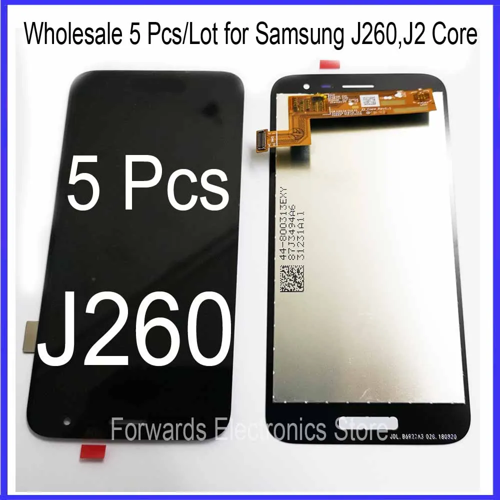 Оптовая продажа 5 шт./лот для Samsung J2 Core J260 ЖК-дисплей с сенсорным экраном в сборе |