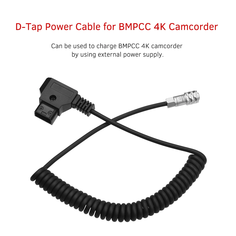 Andoer D-Tap для BMPCC Мощность кабель 4K 2 Pin блокировки для карманных видеокамер Blackmagic Кино Камера 4K для sony V Золотое крепление Батарея
