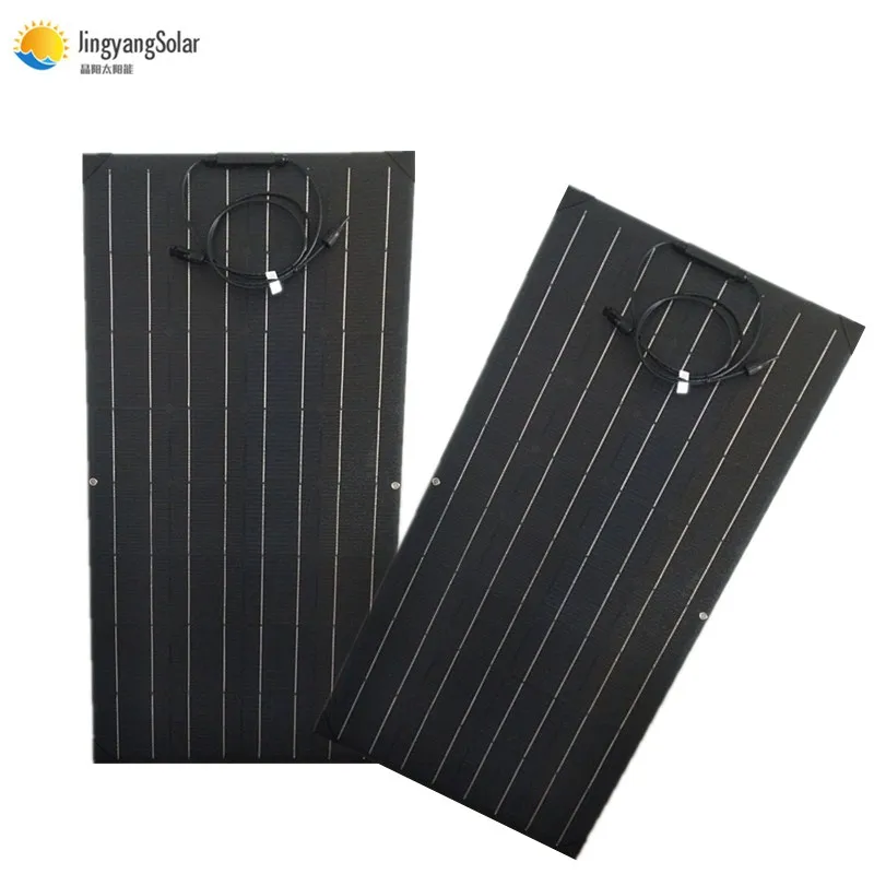 

Flexible solar panel 100w ETFE material high flammable resistance for boat yacht solar use