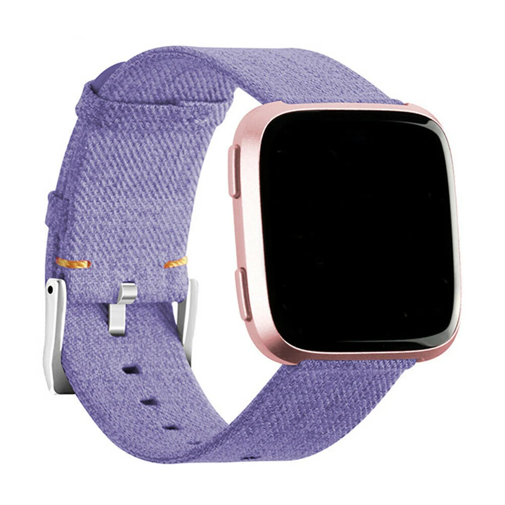 Watch Replacement Watch Sports Band Canvas Wristband Compatible with Fitbit Versa/Versa 2 for Men and Women versa watch band