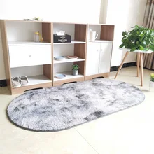 Крашеный ковер для гостиной, декоративные напольные коврики, пушистые плюшевые коврики, необычный ворсистый ковер из искусственного меха, шелковистые Коврики для спальни