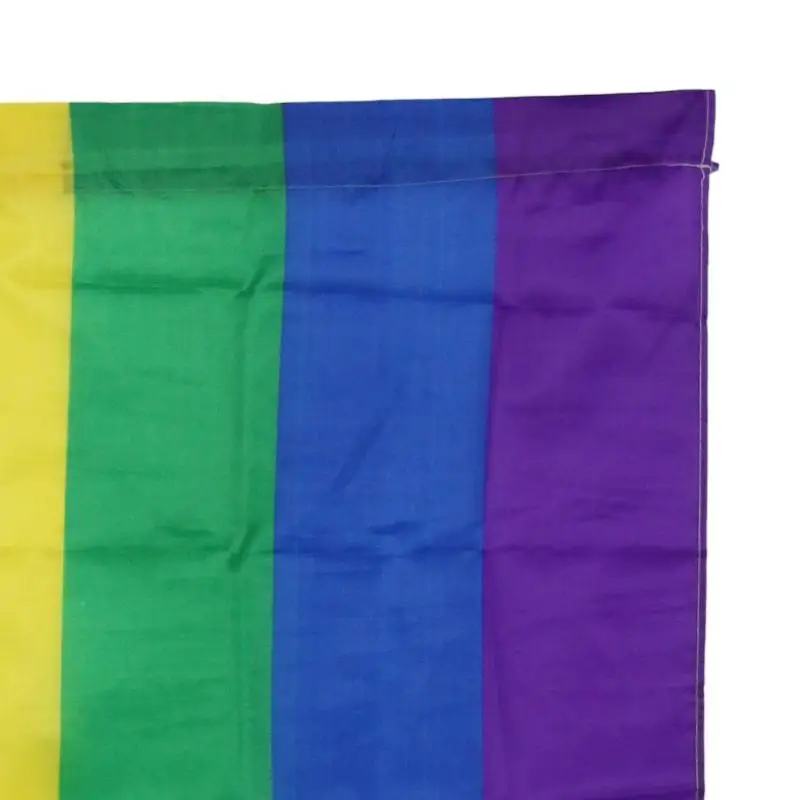 Разноцветные флаги и растяжки Pro для людей нетрадиционной ориентации флаг ЛГБТ полиэстер красочный Радужный Флаг для украшения 90x150 см