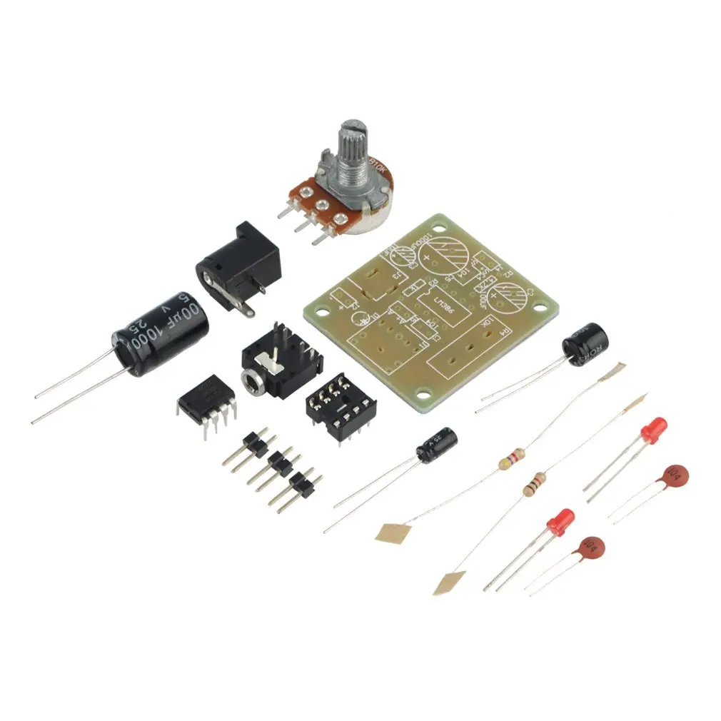 

New Arrival 1pcs LM386 Super Mini Amplifier Board Module 3V-12V DIY Kit Perfect High Quality Hot Selling