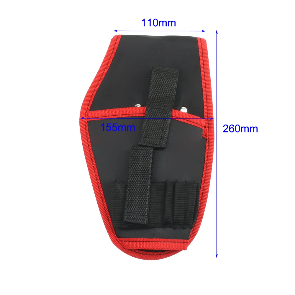 Портативный Аккумуляторный держатель для дрели, сумка для инструмента 12 В, отвертка для дрели, поясная сумка для инструментов, новинка, LUBAN