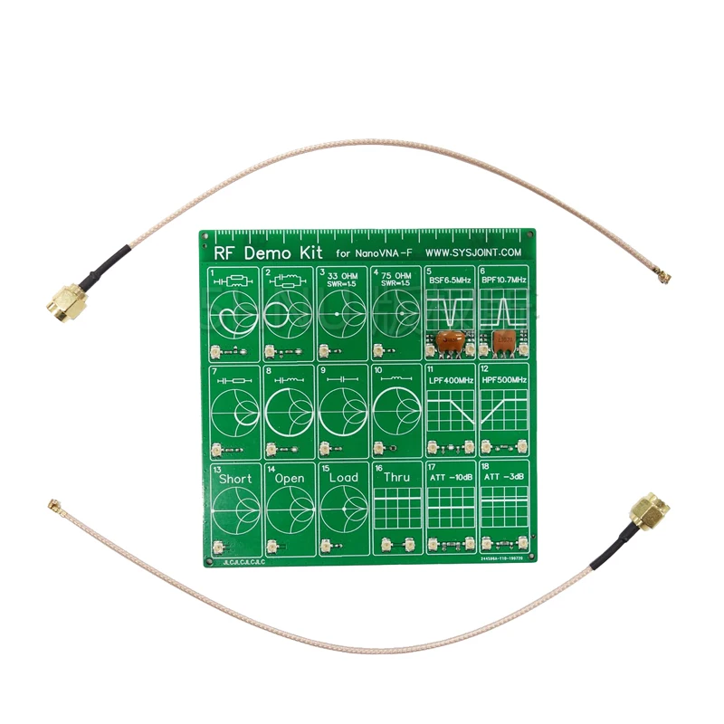 Радиочастотный демонстрационный комплект для нановны ВНА RF тестовая плата векторный сетевой тестовый фильтр/аттенюатор I4-002