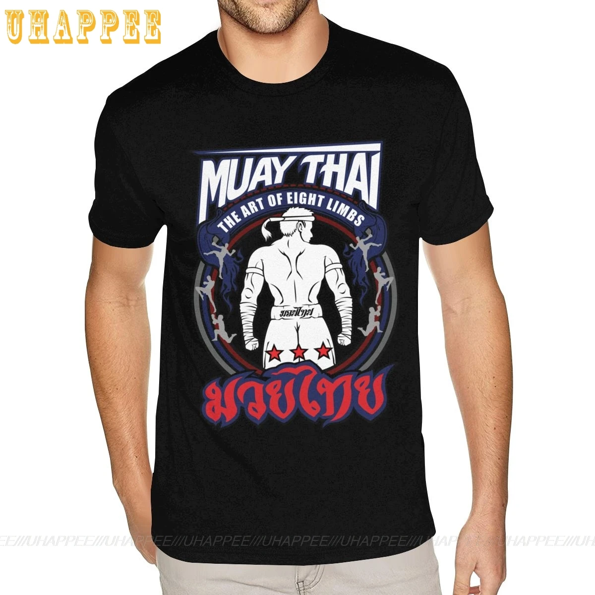 Футболка Muay Thai Strong Back Fighter Стильная мужская футболка с логотипом|Футболки| |