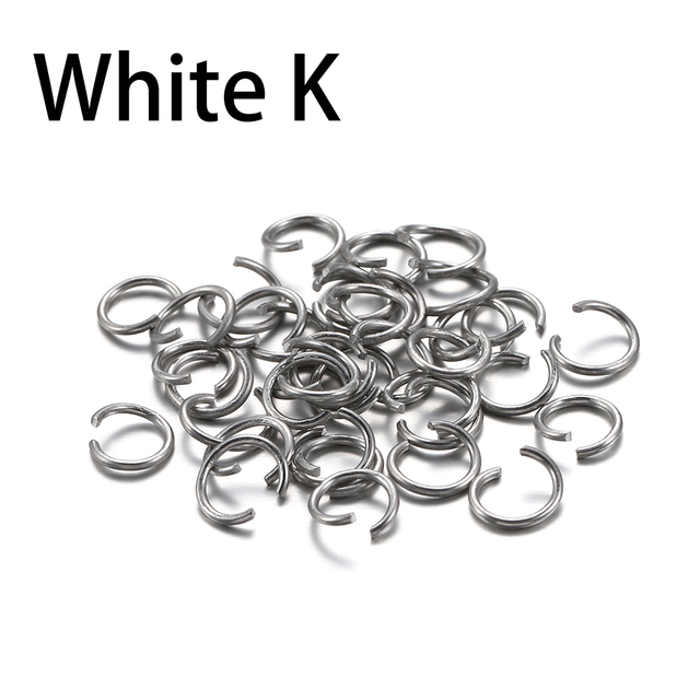 6 8 10 mm Aluminum Soft Open Jump Ring Split Rings Connectors For DIY Jewelry Making Findings Supplies Accessories