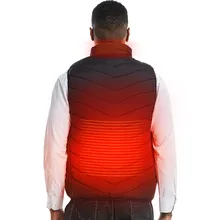 Зимний стиль, умный теплый хлопковый жилет для мужчин и женщин, теплый жилет для рыбалки, быстрого нагрева и холодной погоды