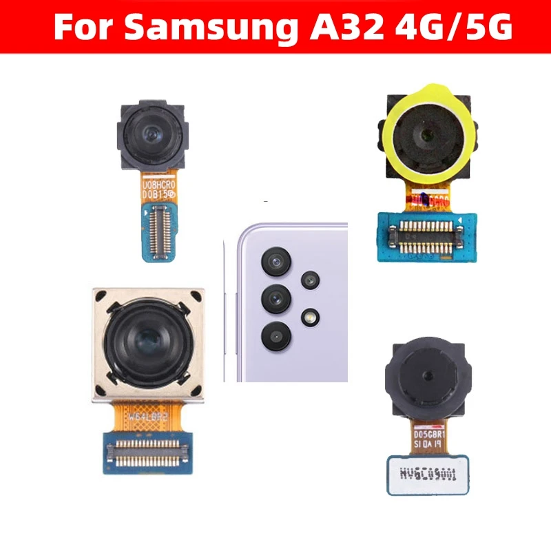 Оригинальный модуль основной задней камеры Samsung Galaxy A32 4G/Φ A326 + Макросъемка