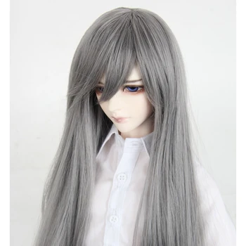 

bjd 1/3 Long Wig Dark Grey For 1/3 24" Tall BJD doll SD DK DZ AOD DD VOLKS Doll FREE SHIPPING