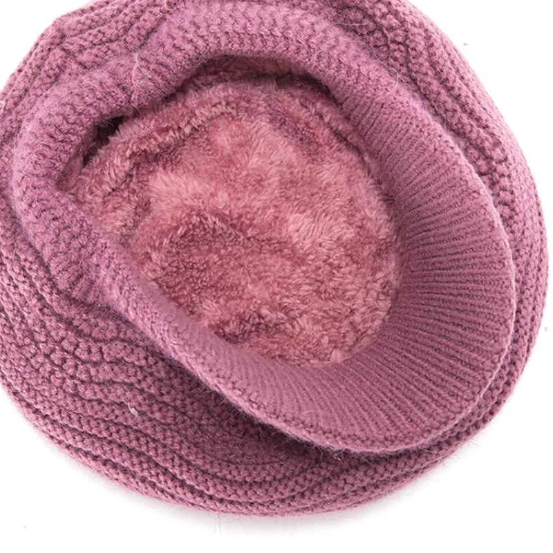 Для женщин зимние вязаные теплые и нежные темпераментные шапки Skullies Beanies шапки ручной работы женская шапка вязаная шапка