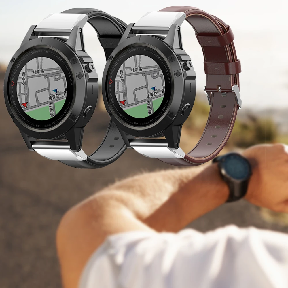 Масляный воск кожаный ремешок для Garmin Fenix6S 5S 5S Puls 20 мм сменный ремешок для умных часов с пряжкой аксессуары