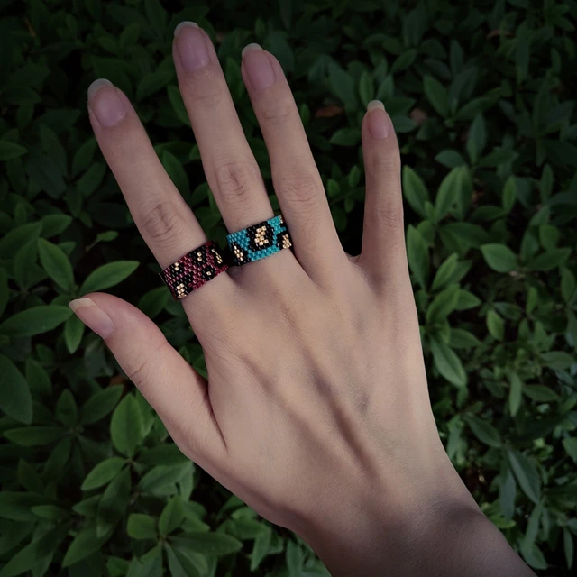 Fairywoo Miyuki Bead Ring Handmade Jewelry Rings For Women Design Ring Free  Shipping New Rings Wholesale - AliExpress