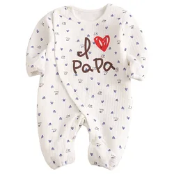 Combinaison pour nouveau né, vêtement d'hiver chaud pour bébé fille et garçon, tenue une pièce, dessin animé, barboteuse en pur coton 