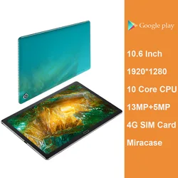 Tablette pour jeux vidéo 4G Android 10.6, nouveau Design, 8.0 pouces, caméra 13mp, Deca Core, MT6797, GPS 1920x1280 HD, Miracast 