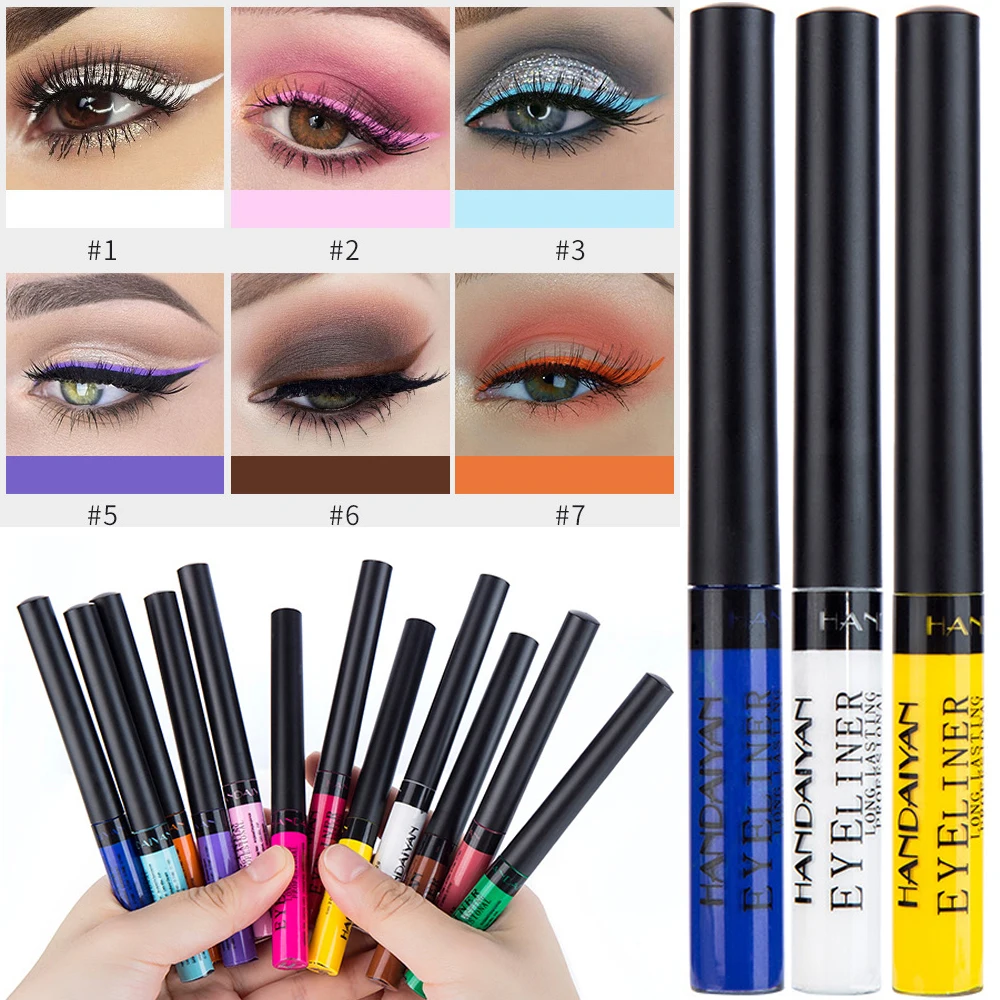 yellow eyeliner liquid