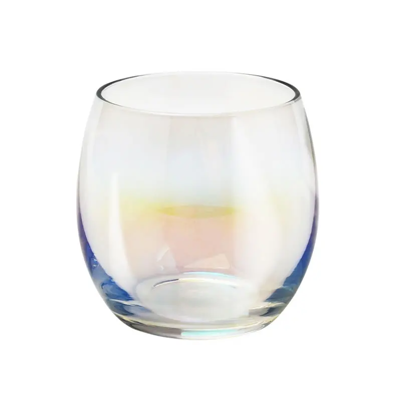 OBR 300 мл пивная кружка бокал для вина креативная кофейная кружка чайная чашка термостойкие цветные стаканы без ножки стакан для виски es посуда для напитков - Цвет: Colorful Glass