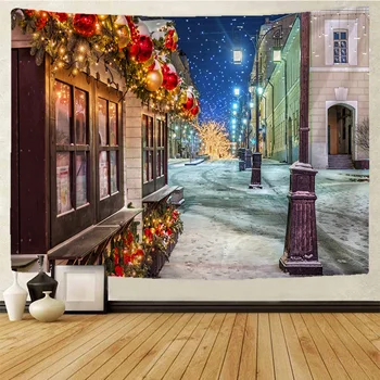 

Christmas tapestry Christmas party wall decoration tapestry Christmas bedroom dormitory bar party decoration tapestry