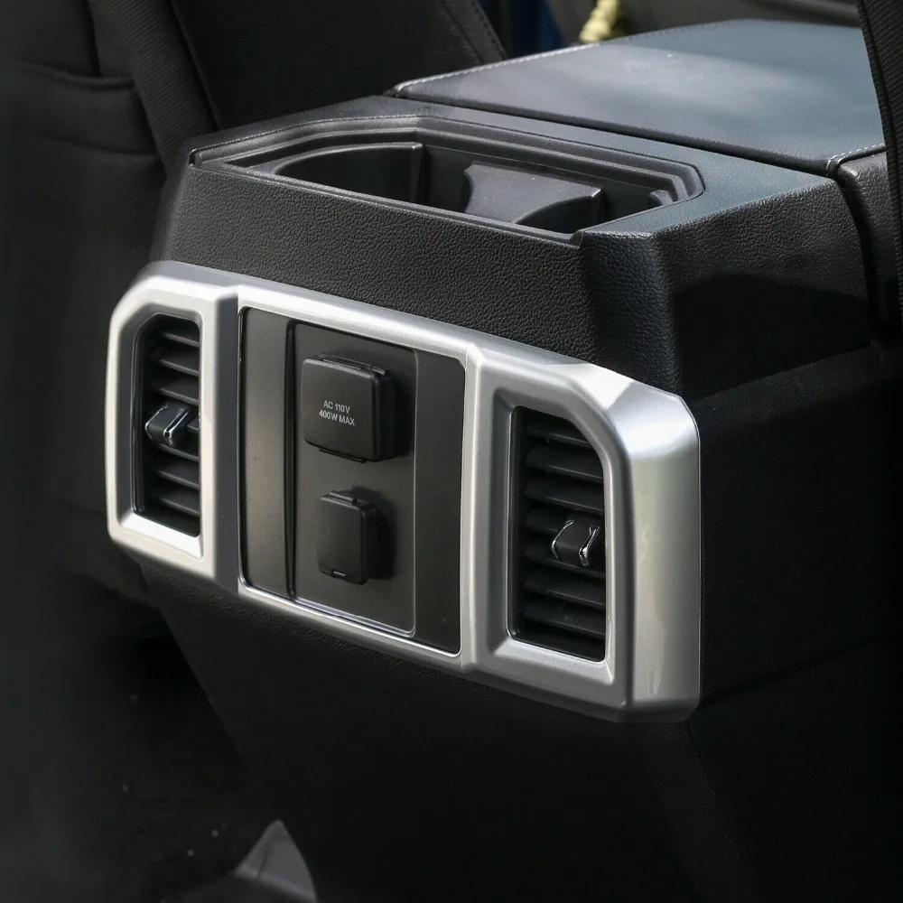 Полный комплект серебряной отделки интерьера накладка комплект- для Ford F150 14 шт