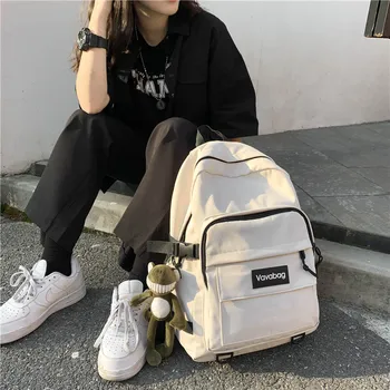 

College Style Backpack Female Shoulder Bags Harajuku Korean-Style backpack High School Student Backpack High School Schoolbag