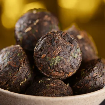 

Pu'er Tea, Glutinous Rice, Fragrant Pu'er Tea, Xiaotuo Tea, Xiaojin Brick, 250 g Pu'er Tea, Yunnan Province, China