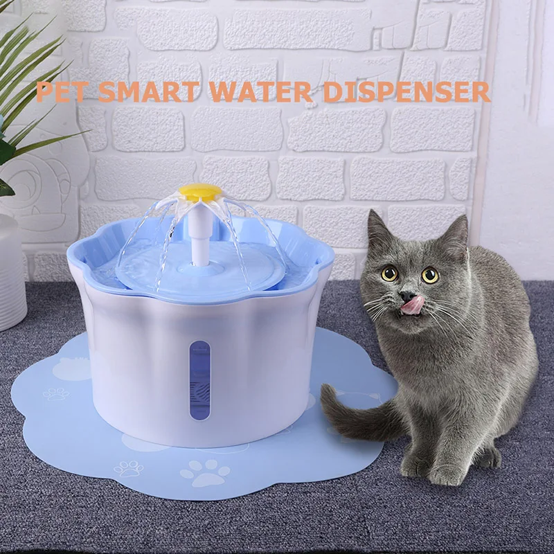 HOT Pet Fountain 2.6L Electric Automatic Dog Water Dispenser Safe for Small Animals LSF99