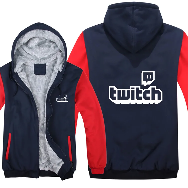 Twitch Channel толстовки мужские повседневные пальто шерстяная куртка с подкладкой Twitch толстовки мужские пуловеры HS-028 - Цвет: as picture15