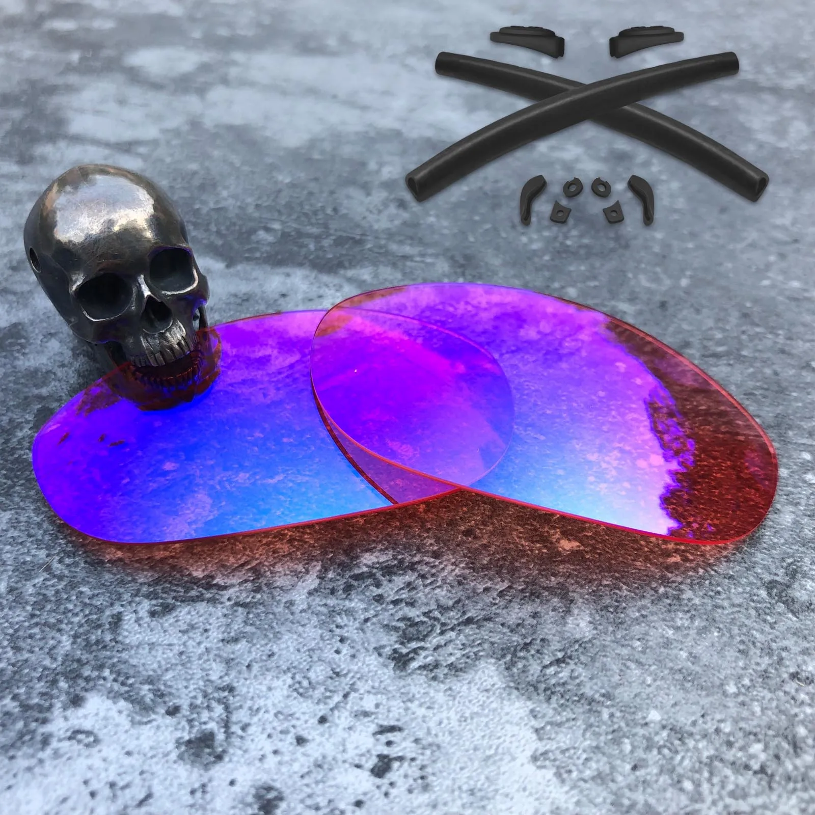 Cobalt Pink-Kit Firtox истинные поляризованные улучшенные линзы и носки с ушками и носоупоры для солнцезащитных очков-солнцезащитных очков Окли Джульетта(только линзы)-несколько Opts - Цвет линз: Cobalt Pink-Kit