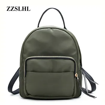 

ZZSLHL Women Nylon Backpack Casual Waterproof Backpack Small Shoulder Bags Camouflage Color Backpack Girls Travel Bags A1413