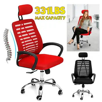 Office Chair Swivel Gaming Chair Adjustable Height Rotating Lift Chair Ergonomic Desk Computer Chair Armchair Recliner Home 4