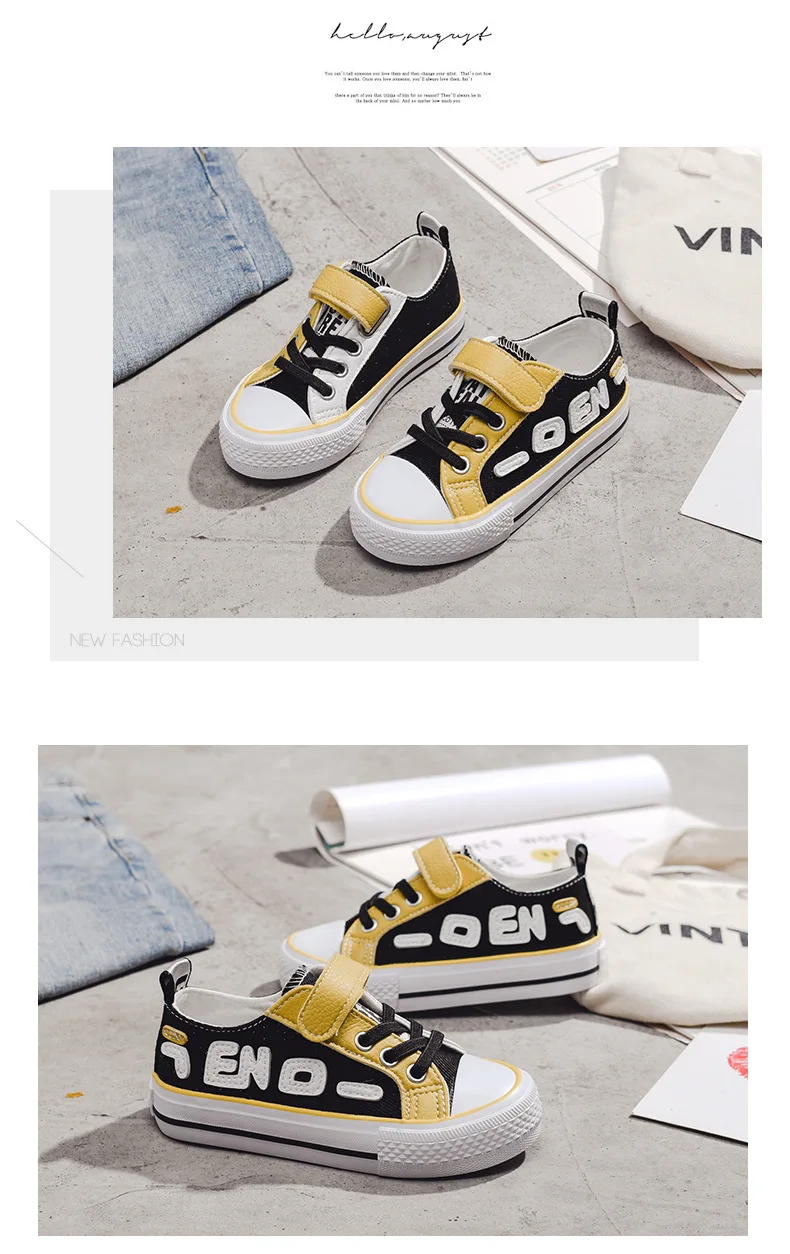 MXHY Low-Up Children's Shoes Boy's Board Shoes 2019New Double Coloured Casual Shoes Children's Shoes in Spring Summer and Autumn