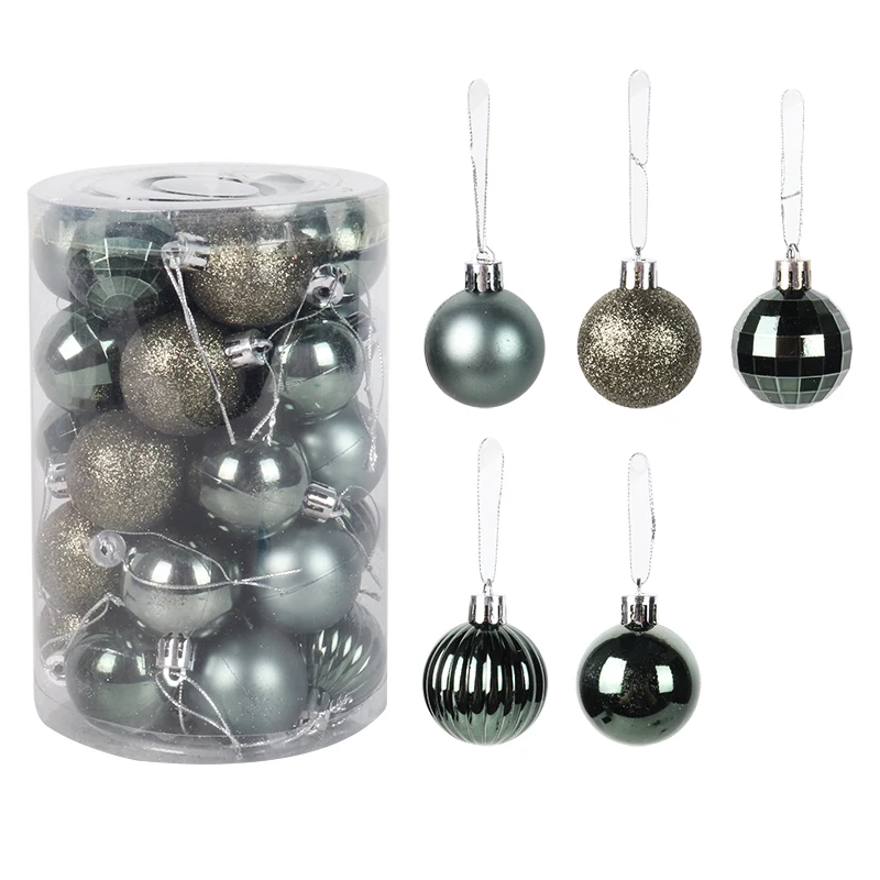 Assorted Color Christmas Balls Christmas Tree Ornaments Balls xmas decorations Hanging Tree Pendants New Year 2021 Gift Noel 