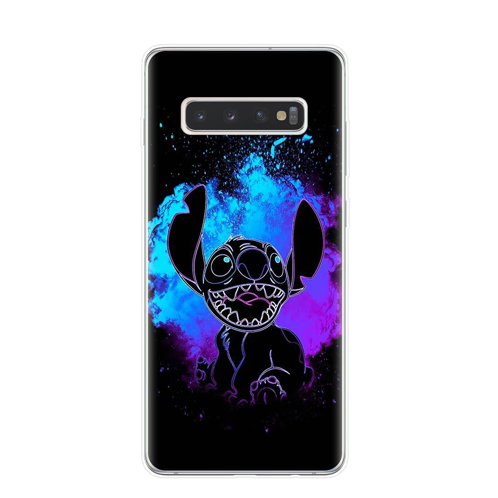 T7621 Мягкий чехол для телефона из ТПУ для samsung S6 S7 Edge S8 S9 S10 Plus Lite S10E 5G Note 8 9 10 Pro милый чехол с мультяшным стежком - Цвет: T7621