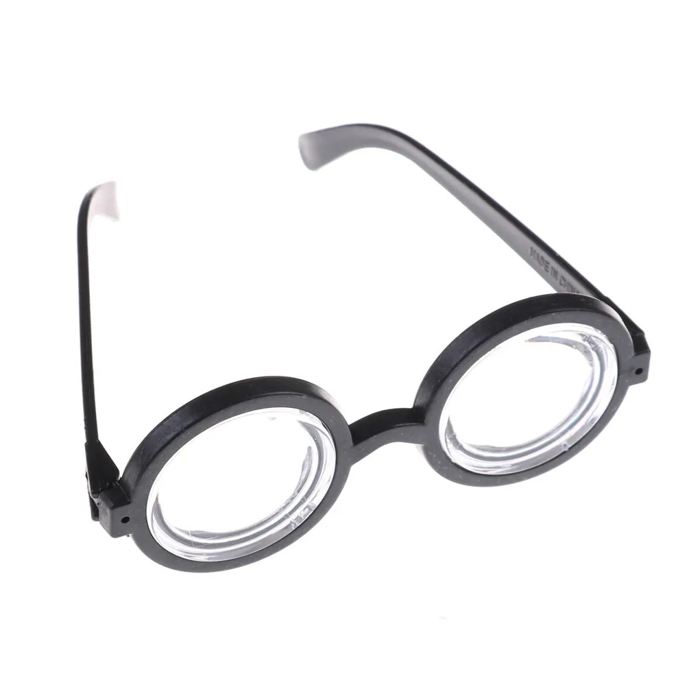 1PCS Circular Glass Minions Cosplay Costume Glasses Birthday Party Supplies Decoration Kids Funny Party Props