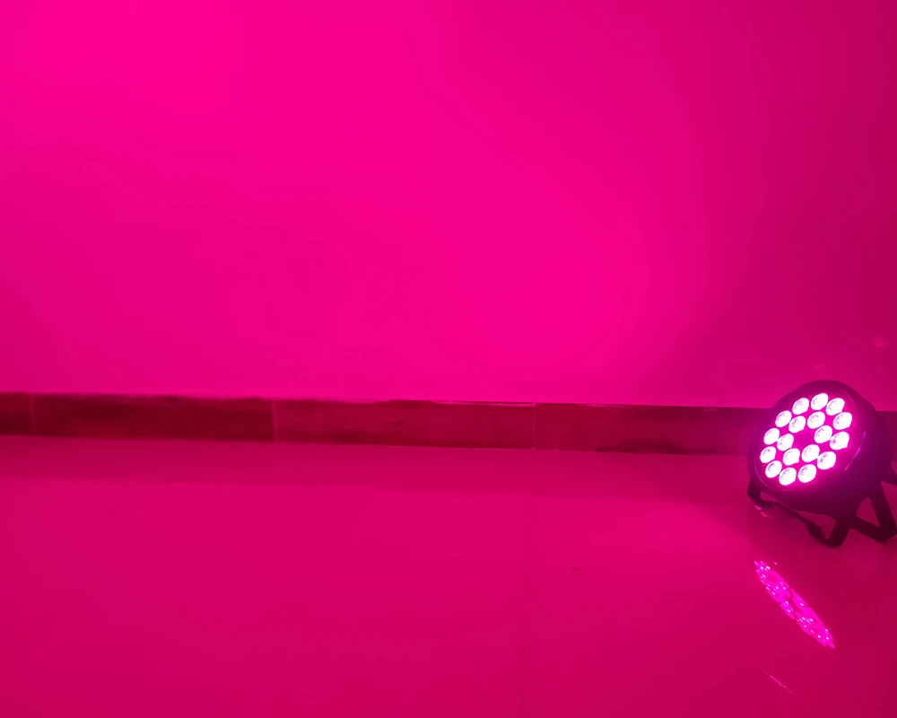 Alluminum Alloy LED Flat Par led SlimPar 18x12W RGBW wash light professional stage par light nightclub dj 4pcs 8pcs 12pcs 16pcs led light led stage light mini led stage light
