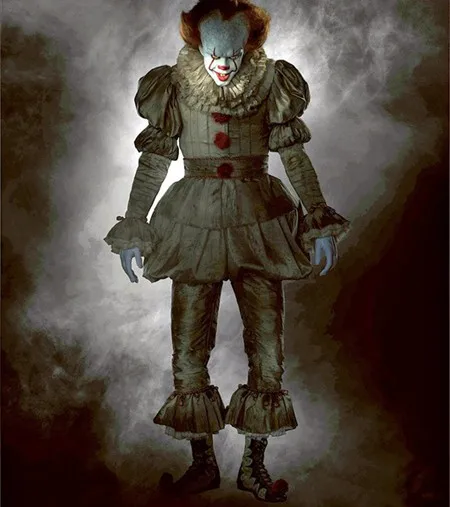 Лидер продаж! Pennywise косплей костюм для мужчин женщин Стивен Кинг это ужас