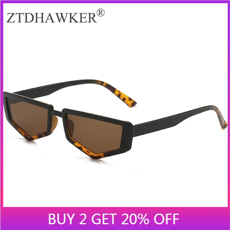 

New Retro Polygonal Small Frame Sunglasses Men and Women Trend Personality Street Shooting Concave Shape