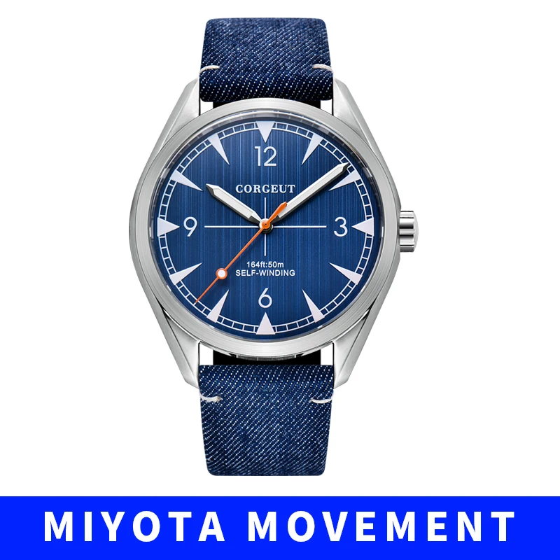 Corgeut Orologio Da Uomo Meccanico Automatico Impermeabile - Foto 8