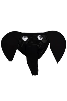 

Sexy Men Elephant Underwear Pouch Briefs Thongs Funny G-string-Black