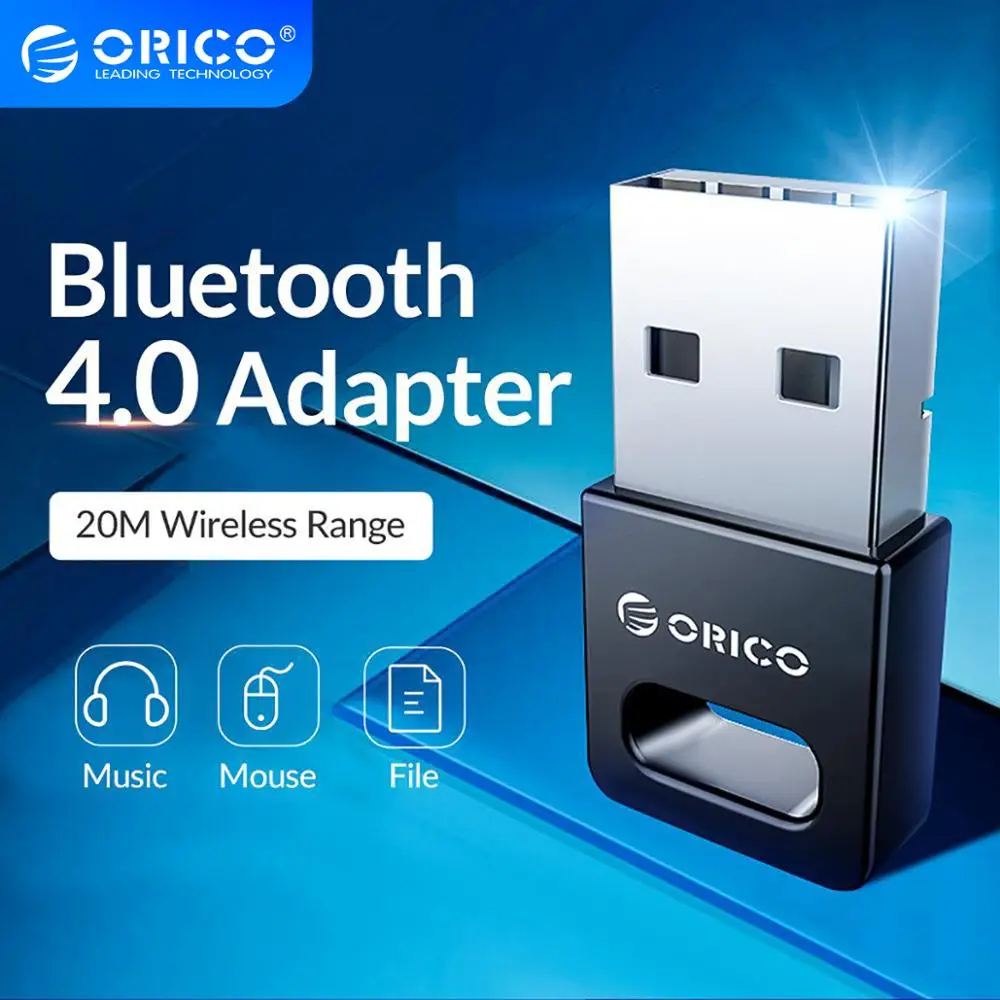 

ORICO Wireless USB Bluetooth Adapter 4.0 Bluetooth Dongle Audio Receiver Adapter Bluetooth Transmitter for Computer PC Speaker