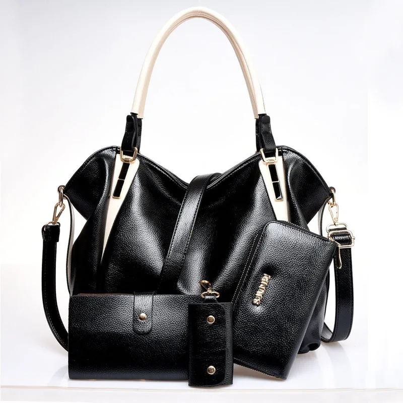 

2016 Spring And Summer New Style Large-Volume Commuting Handbag Retro Trend Embossed Leather Different Size Bags