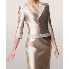 

Custom Made Mother of the Bride Groom Dresses Suits Wedding Guest Wear Beads Vintage Long Formal vestido de madrinha Custom Make