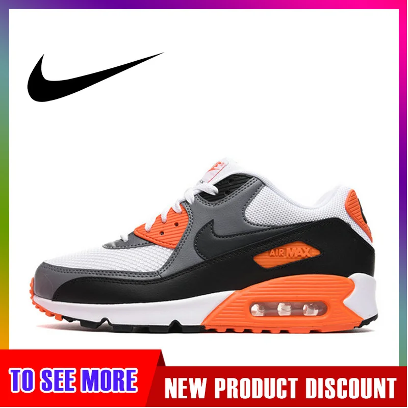 

Original authentic NIKE AIR MAX 90 ESSENTIAL men's running shoes classic fashion outdoor sports shoes breathable new 537384-128