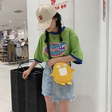Новое поступление, летняя Холщовая Сумка, женская сумка, новая стильная модная сумка в Корейском стиле с милым рисунком для девочек, сумка через плечо