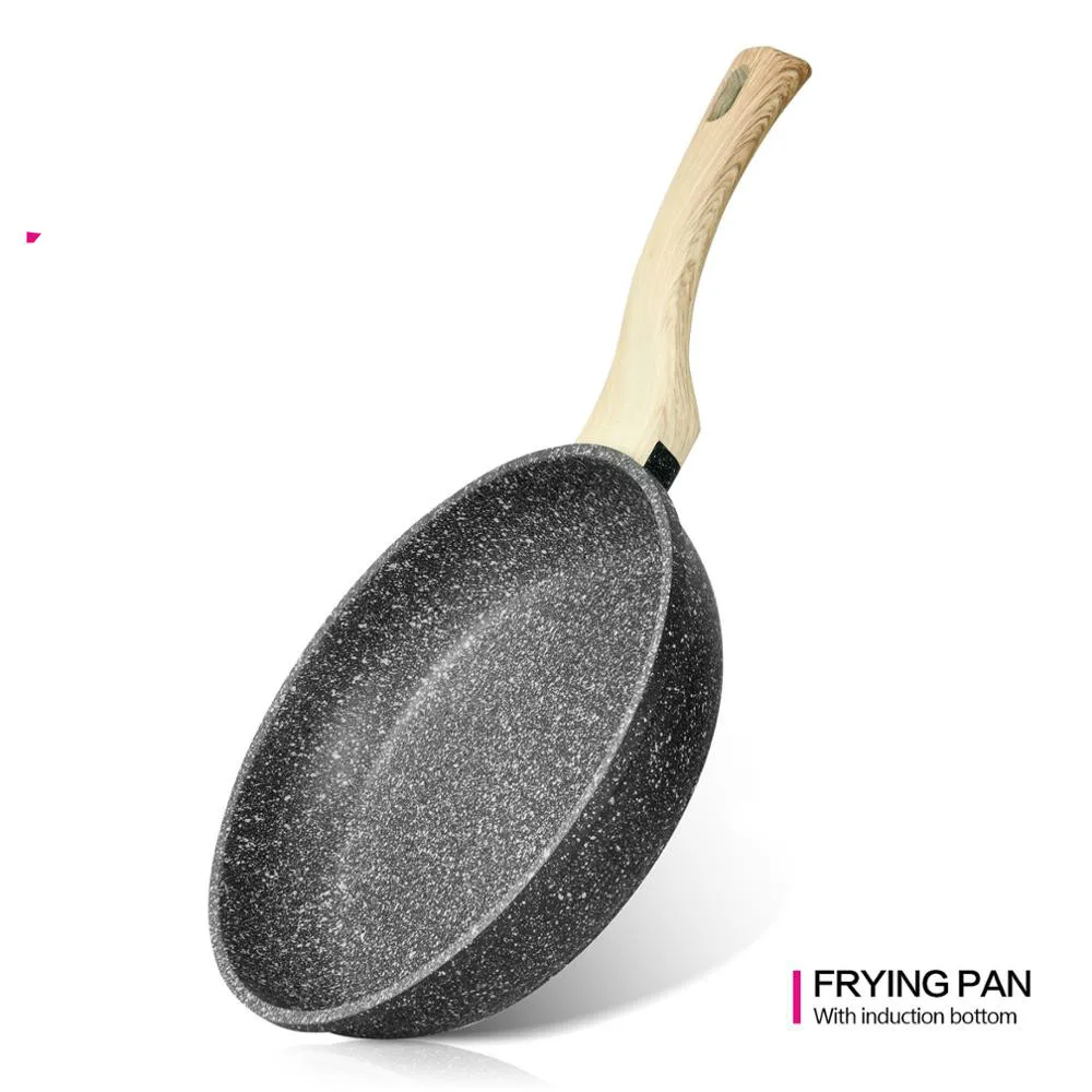 

full induction pan aluminum non-stick marble coating allenda series Kitchen