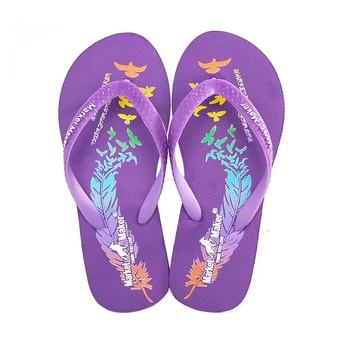 

Light Summer Slippers Female Beach Shoes Anti-slid Soft Sole Flip-flops Women Sandals Shoes Ladies Women Flip Flops Print Soft