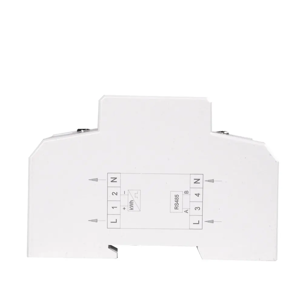 Modbus RS485 5-100A 230 В измеритель мощности переменного тока однофазный din-рейка ЖК-цифровой дисплей электронный измеритель kwh Kilowatt час распродажа